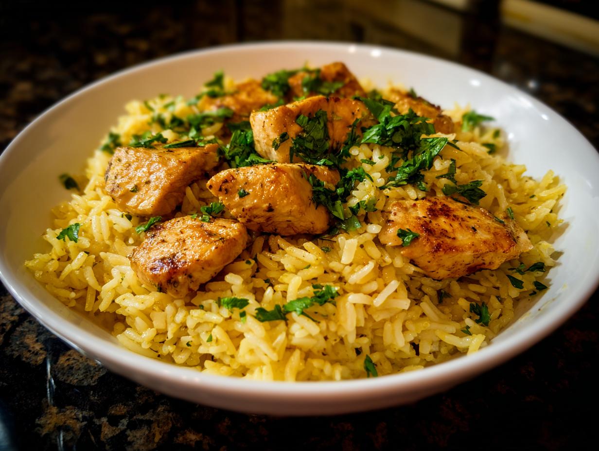 One Pot Greek Chicken and Lemon Rice - detail 2