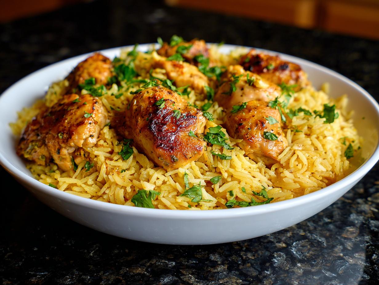 One Pot Greek Chicken and Lemon Rice - detail 3