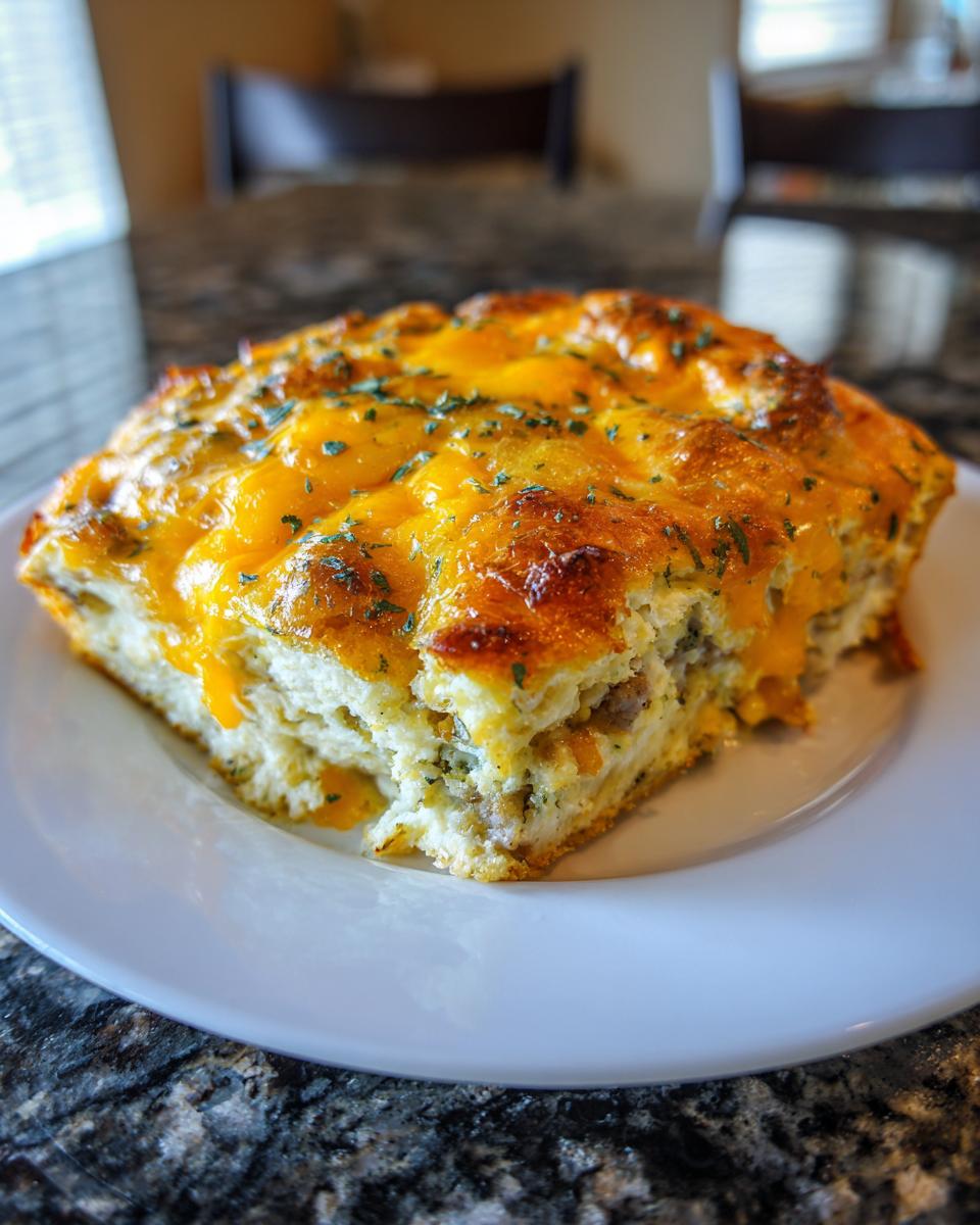 Overnight Sausage Breakfast Casserole - detail 3