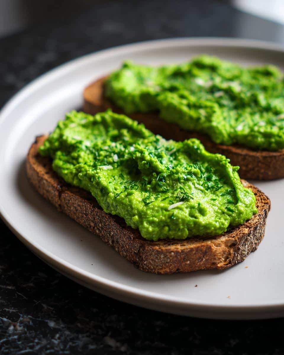 Pea Pesto Toast - detail 1