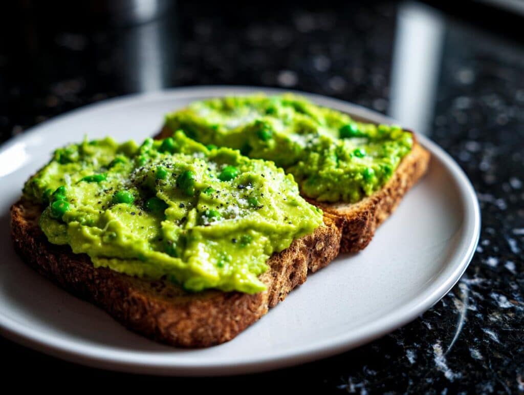 Pea Pesto Toast