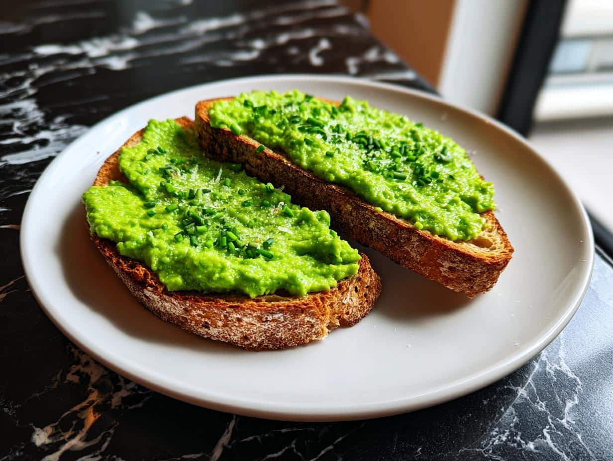 Pea Pesto Toast - detail 3
