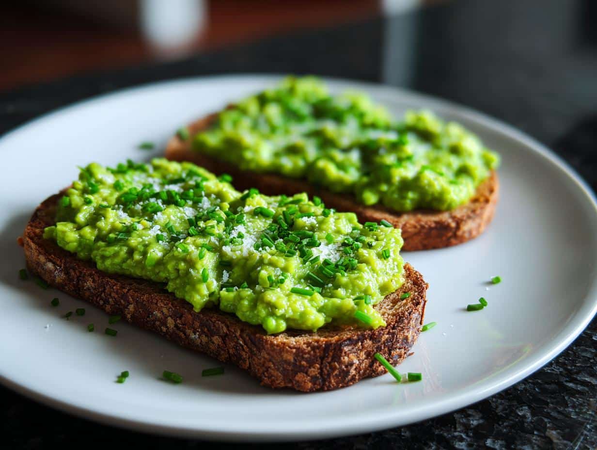 Pea Pesto Toast - detail 4