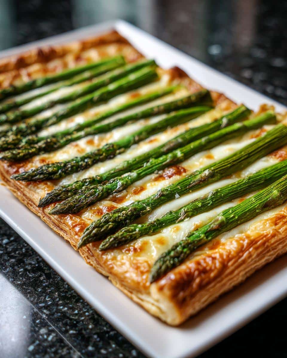Puff Pastry Asparagus Tart - detail 1