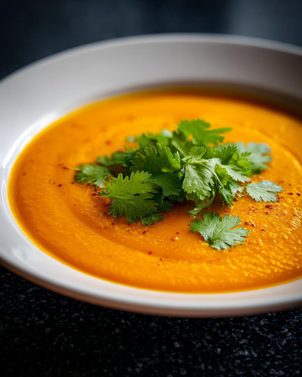 Roasted Carrot & Orange Soup - detail 1
