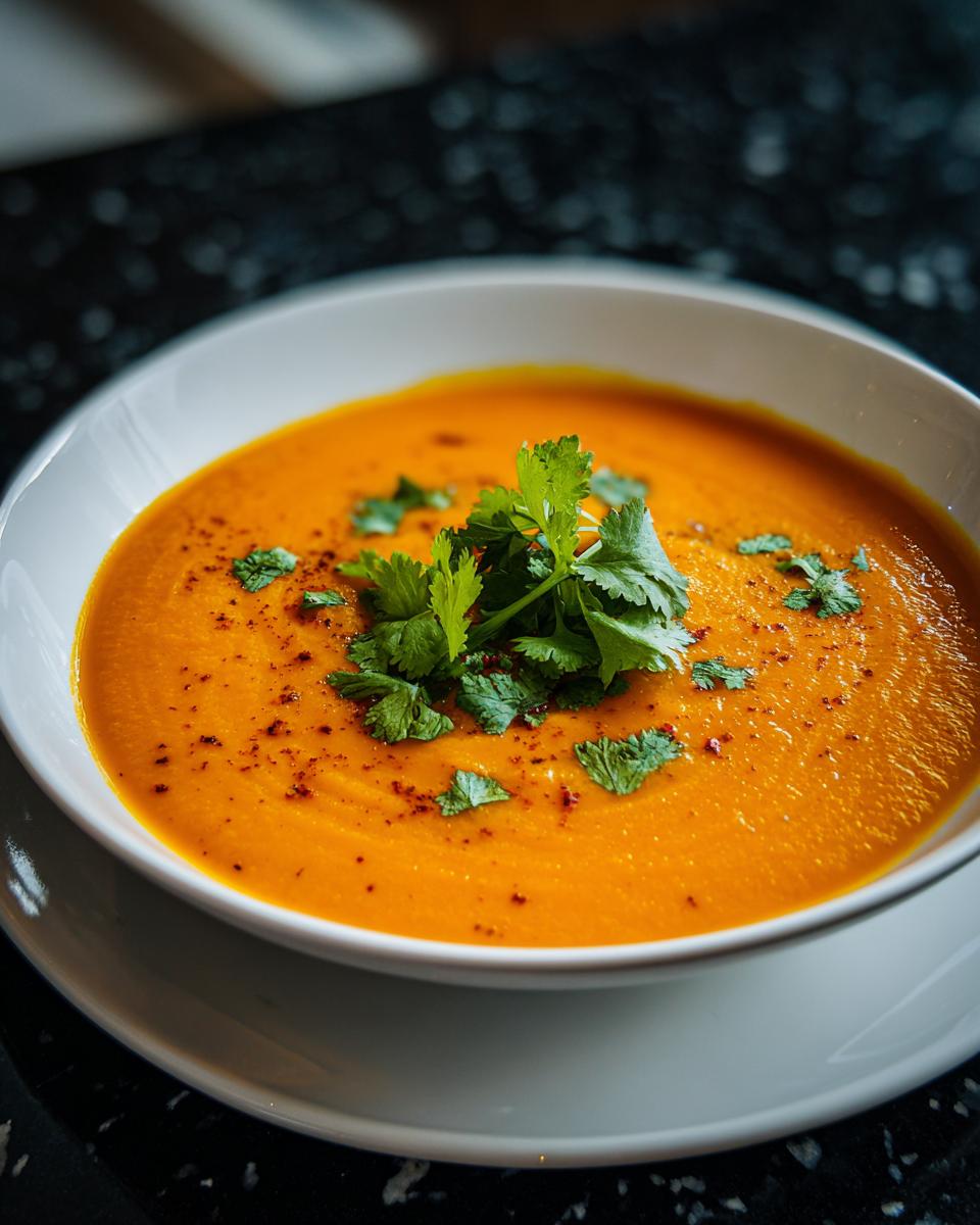 Roasted Carrot & Orange Soup - detail 3