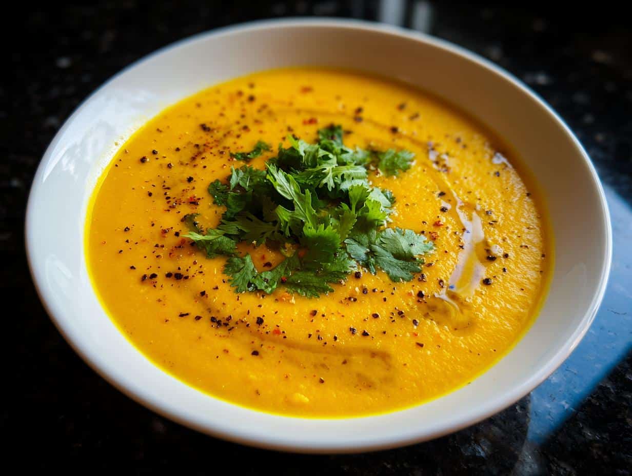 Roasted Carrot and Orange Soup - detail 3