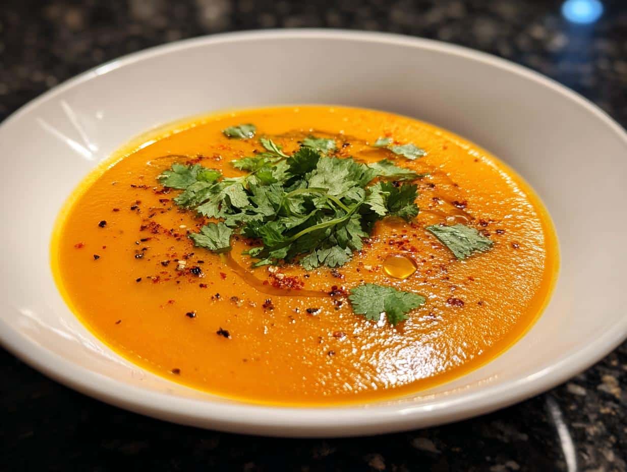 Roasted Carrot and Orange Soup - detail 4