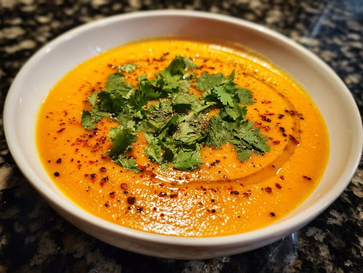 Roasted Carrot and Orange Soup