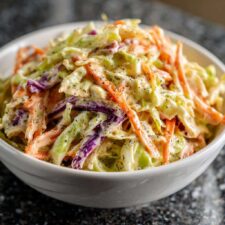 "Creamy Southern Coleslaw That Steals Every BBQ"