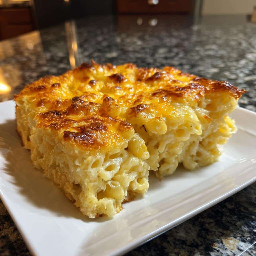 Southern baked mac and cheese - detail 3