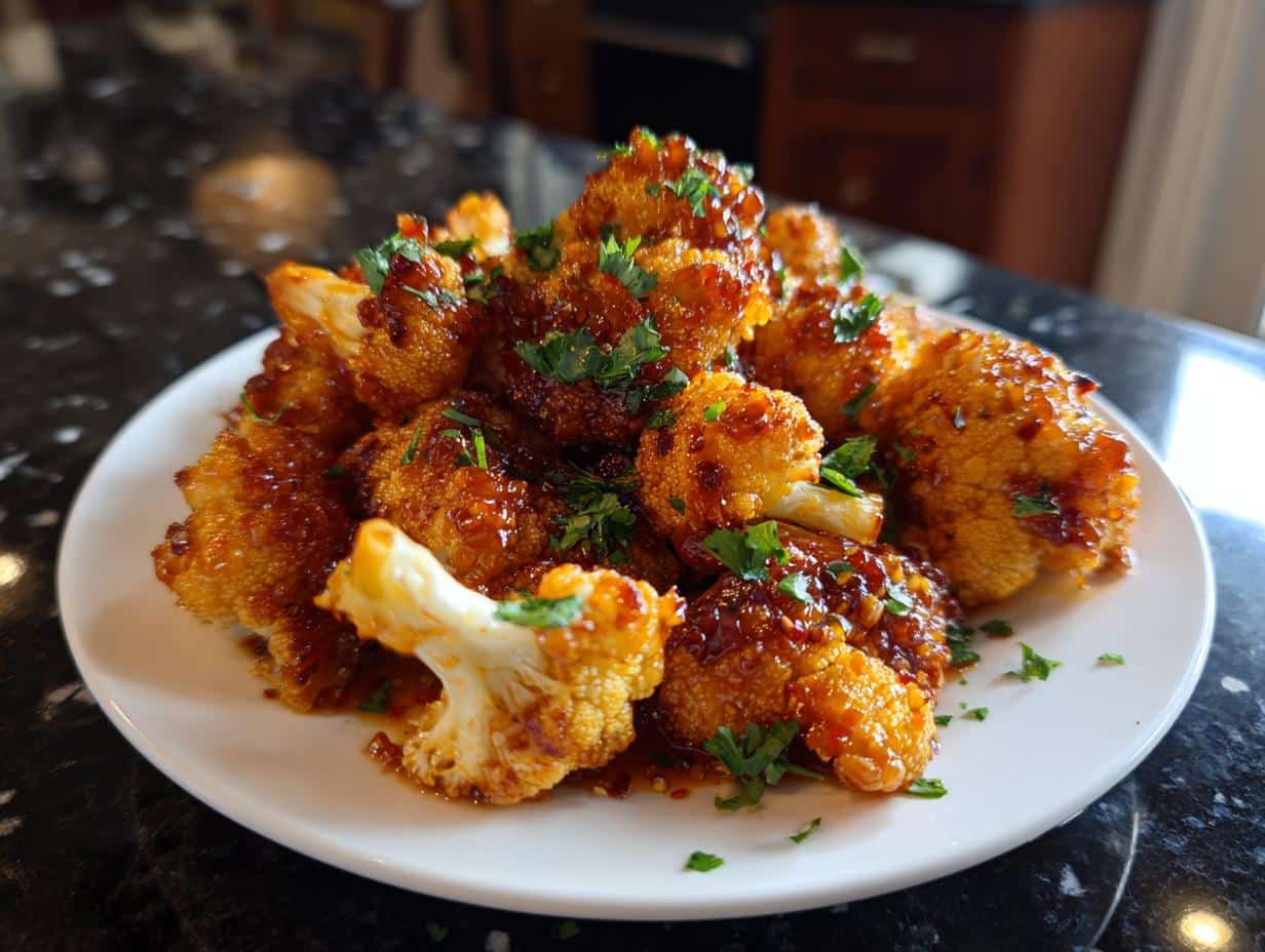 Spicy Honey Roasted Cauliflower - detail 4