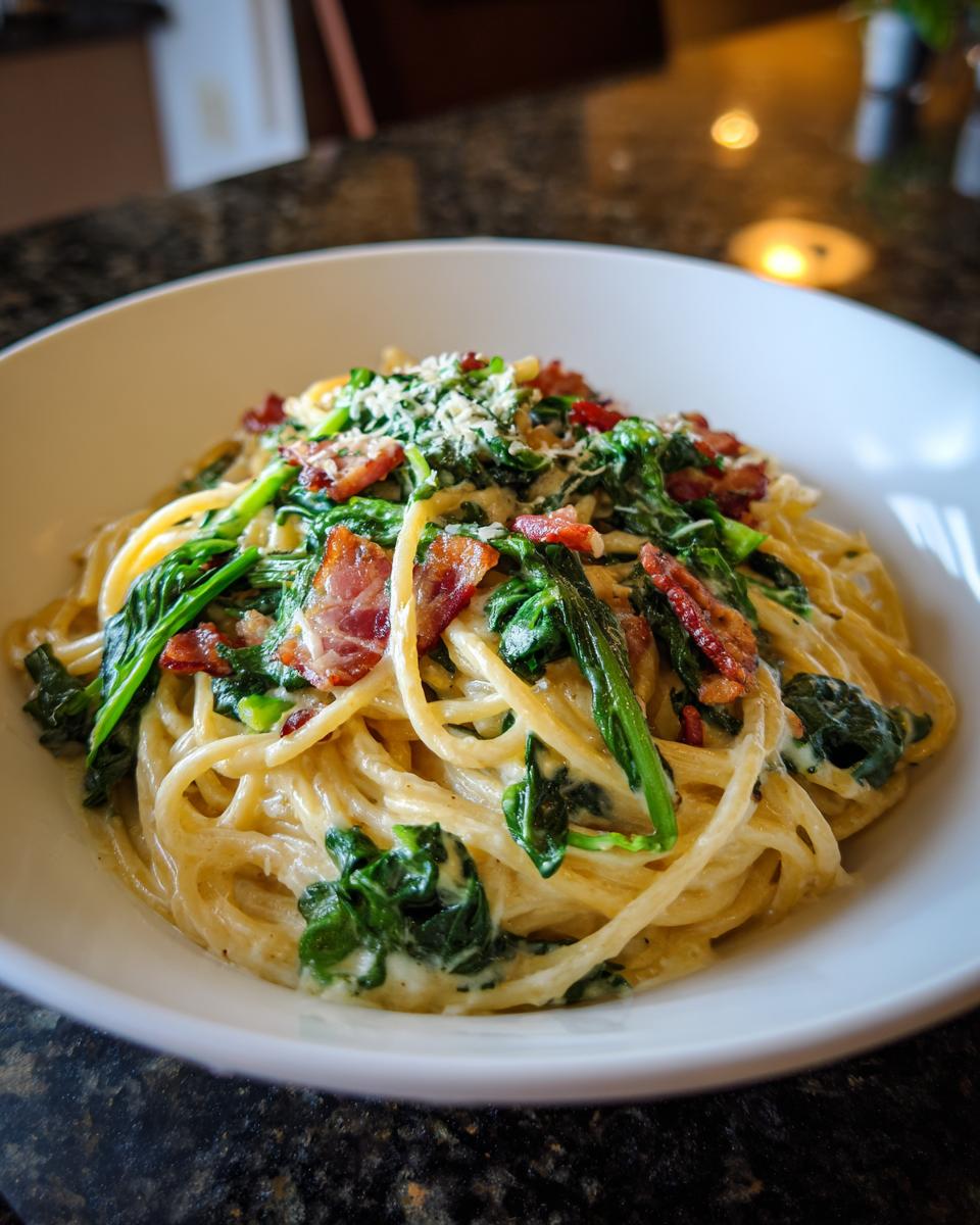 Creamy Spring Greens Carbonara Recipe – Just 25 Minutes! 9 Spring Greens Carbonara - detail 2
