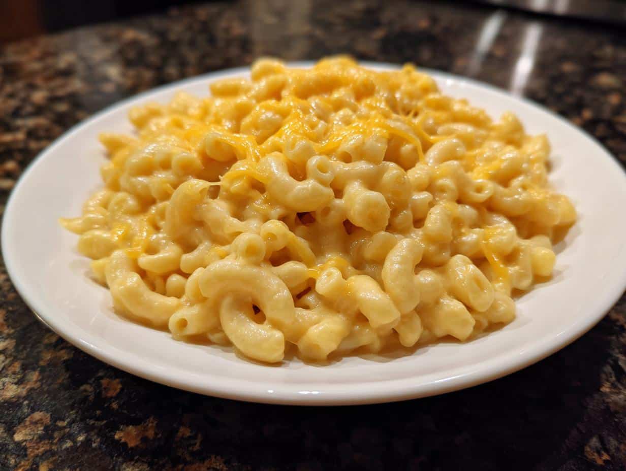 Stovetop mac and cheese - detail 4