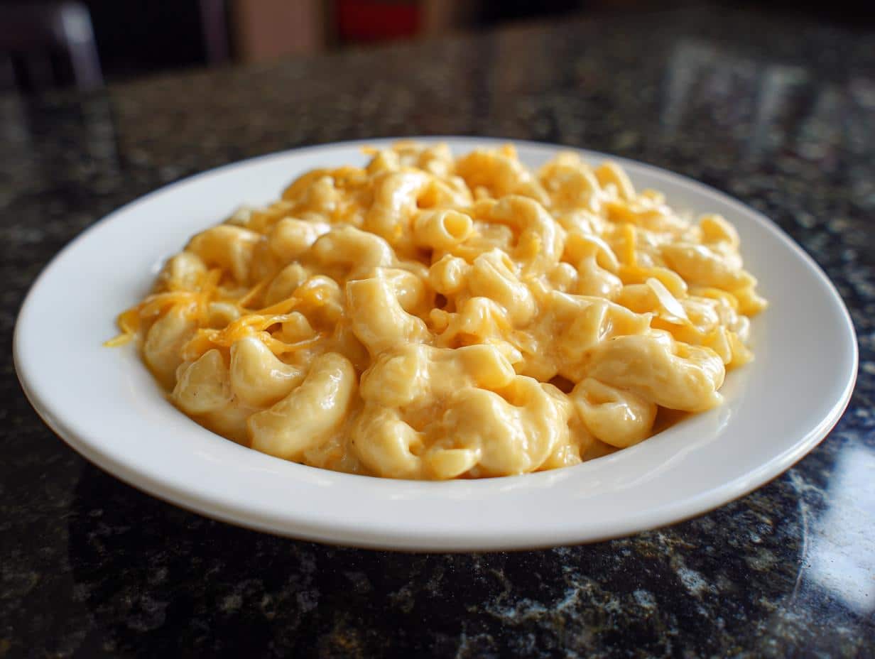 Stovetop mac and cheese - detail 5