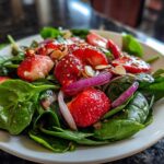 Strawberry Spinach Salad with Balsamic Vinaigrette
