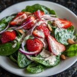 Strawberry Spinach Salad with Poppy Seed Dressing