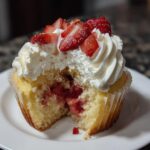 Strawberry shortcake cupcakes