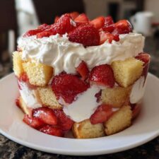 30-Minute Strawberry Shortcake Trifle Recipe You'll Crave