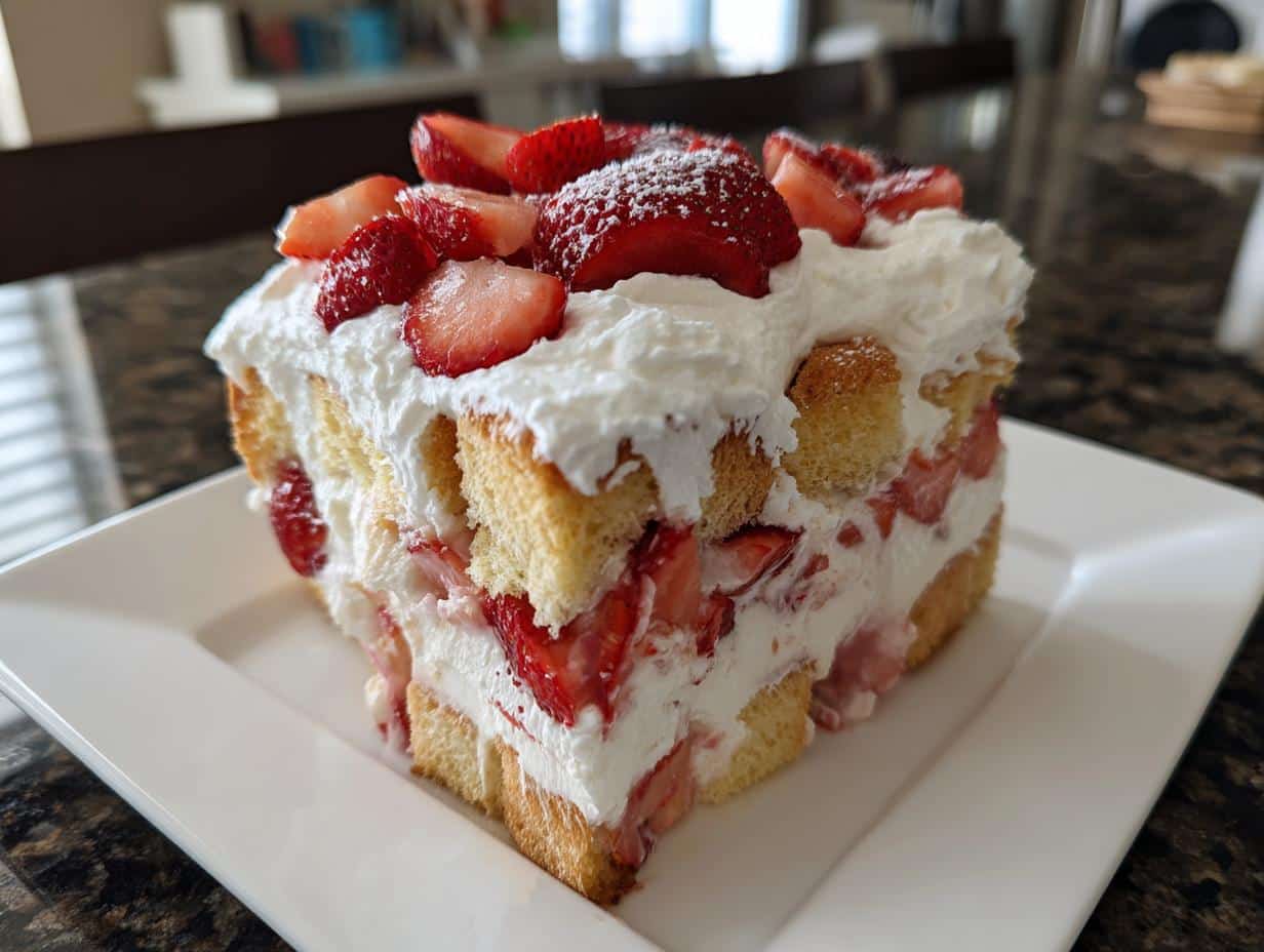 Strawberry shortcake trifle - detail 3