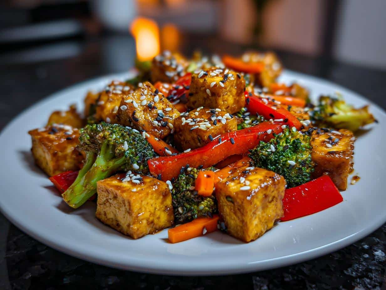 Teriyaki Tofu Stir Fry - detail 4