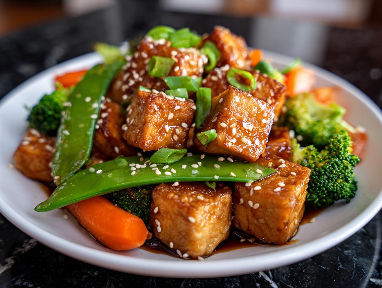 Teriyaki Tofu with Spring Veg - detail 4