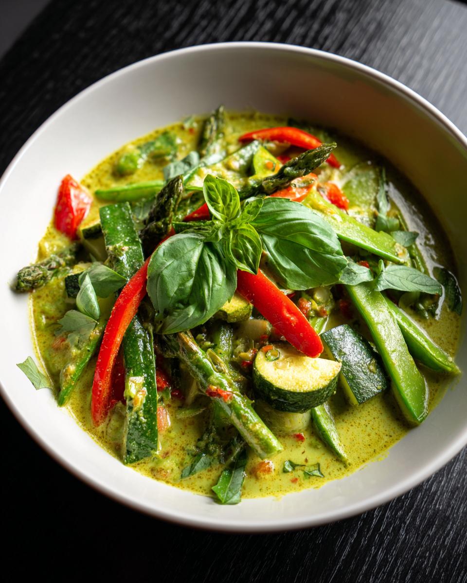Thai Green Curry with Spring Veg - detail 1