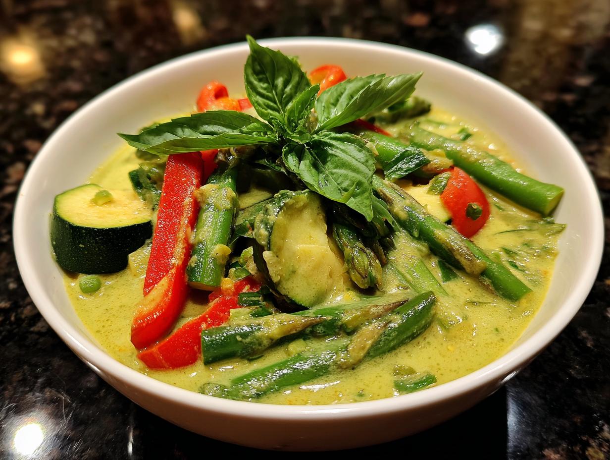 Thai Green Curry with Spring Veg - detail 2