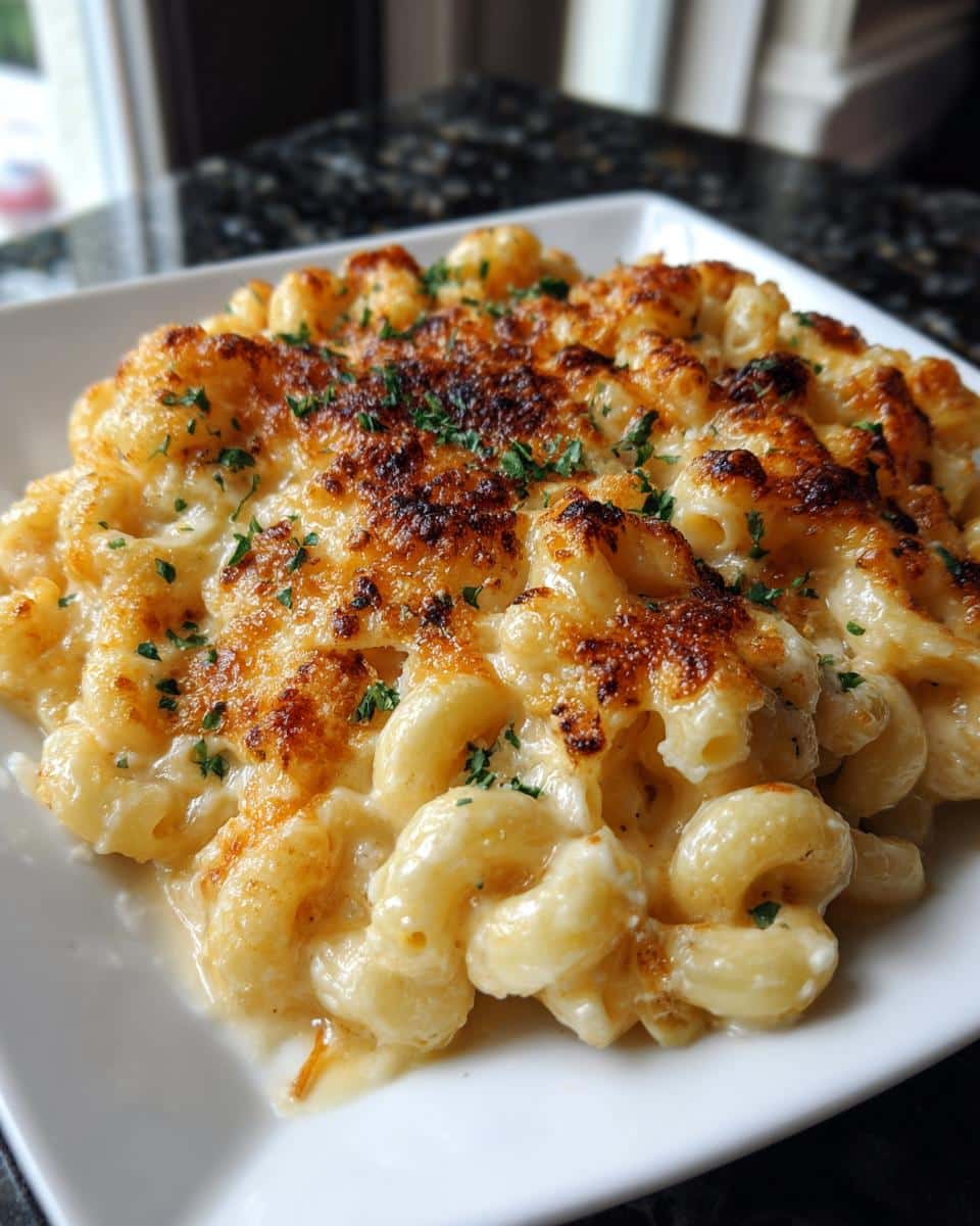 Three cheese mac and cheese - detail 2