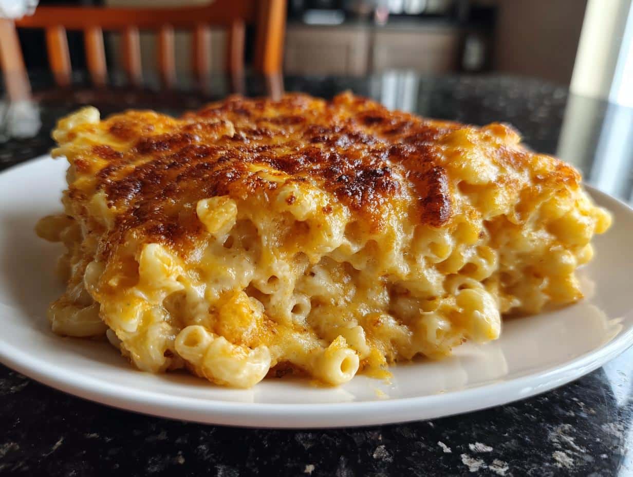 Three cheese mac and cheese - detail 3