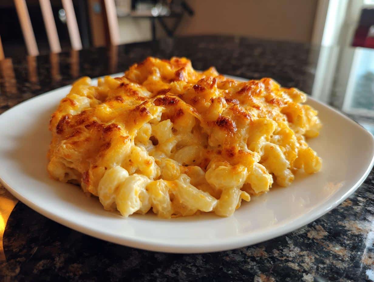 Three cheese mac and cheese - detail 4