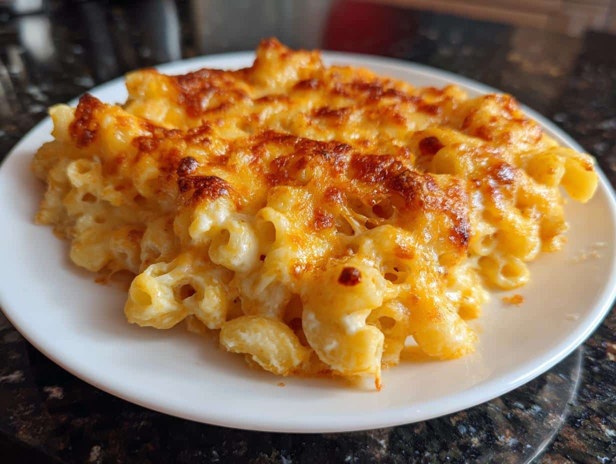 Three cheese mac and cheese - detail 5