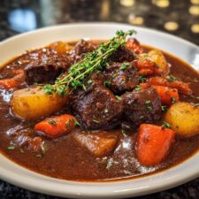 "Hearty Traditional Irish Beef Stew - 2-Hour Comfort Magic"