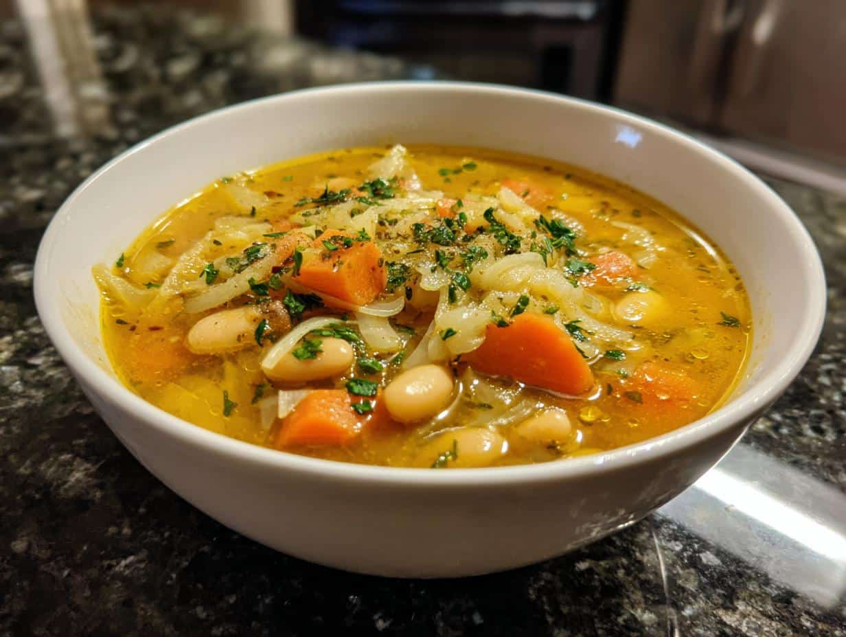 Turmeric White Bean Cabbage Soup - detail 4