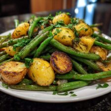 40-Minute Warm Green Bean & Crispy Potato Salad Perfection