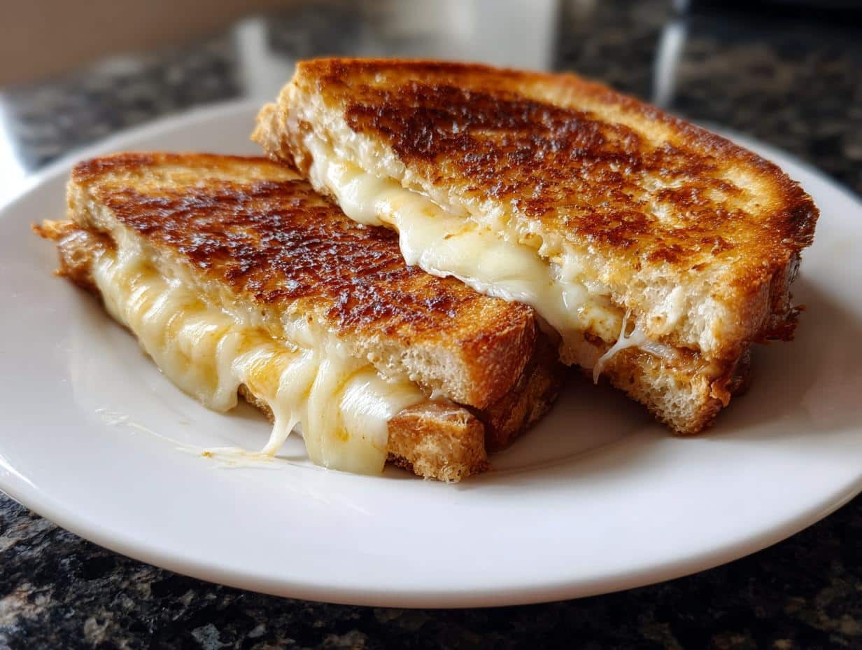 Air fryer grilled cheese - detail 3