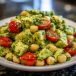 Avocado chickpea salad