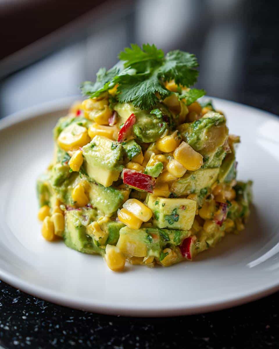 Avocado corn salad - detail 1