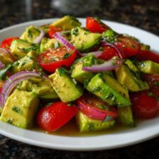 10-Minute Avocado Tomato Salad Recipe – Fresh & Irresistible!