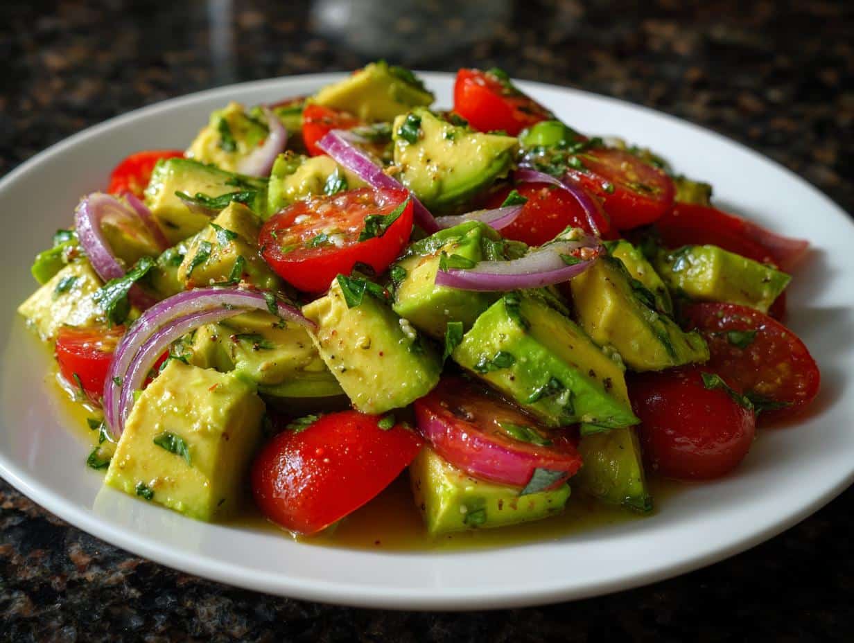 Avocado tomato salad