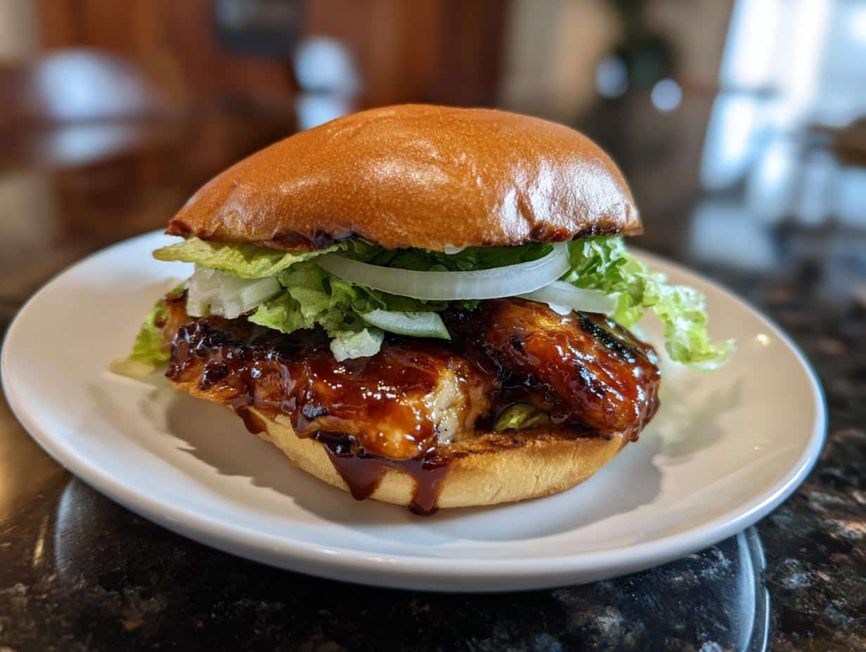 BBQ Chicken Burger - detail 1