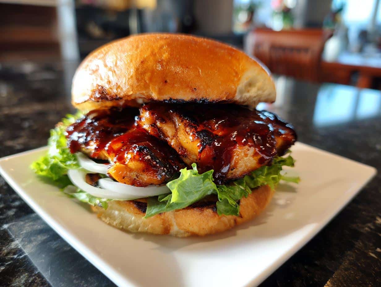 BBQ Chicken Burger - detail 2