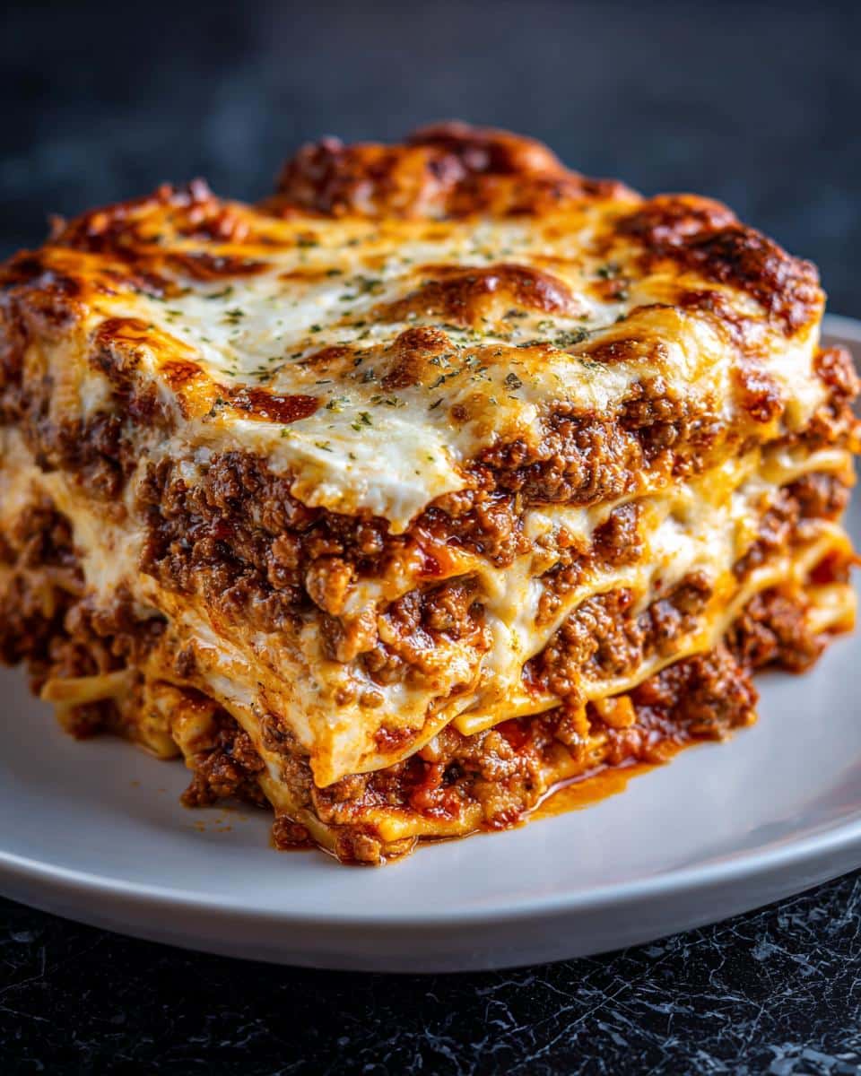 Baked ziti with beef - detail 1