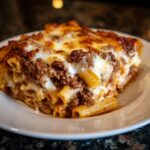 Baked ziti with beef