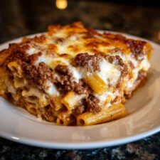 Irresistible 5-Ingredient Baked Ziti with Beef Bliss