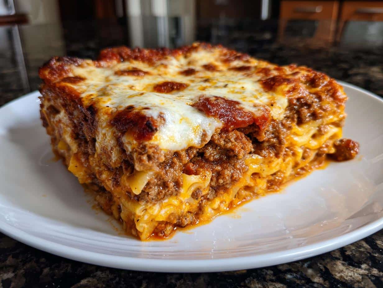 Baked ziti with beef - detail 4