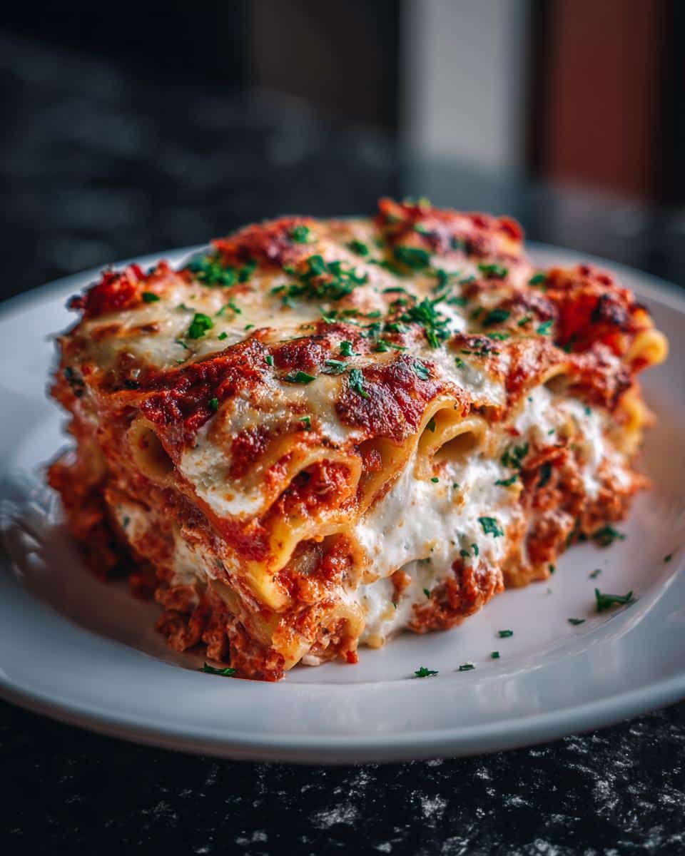 Baked ziti with ricotta - detail 1