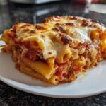 Baked ziti with ricotta