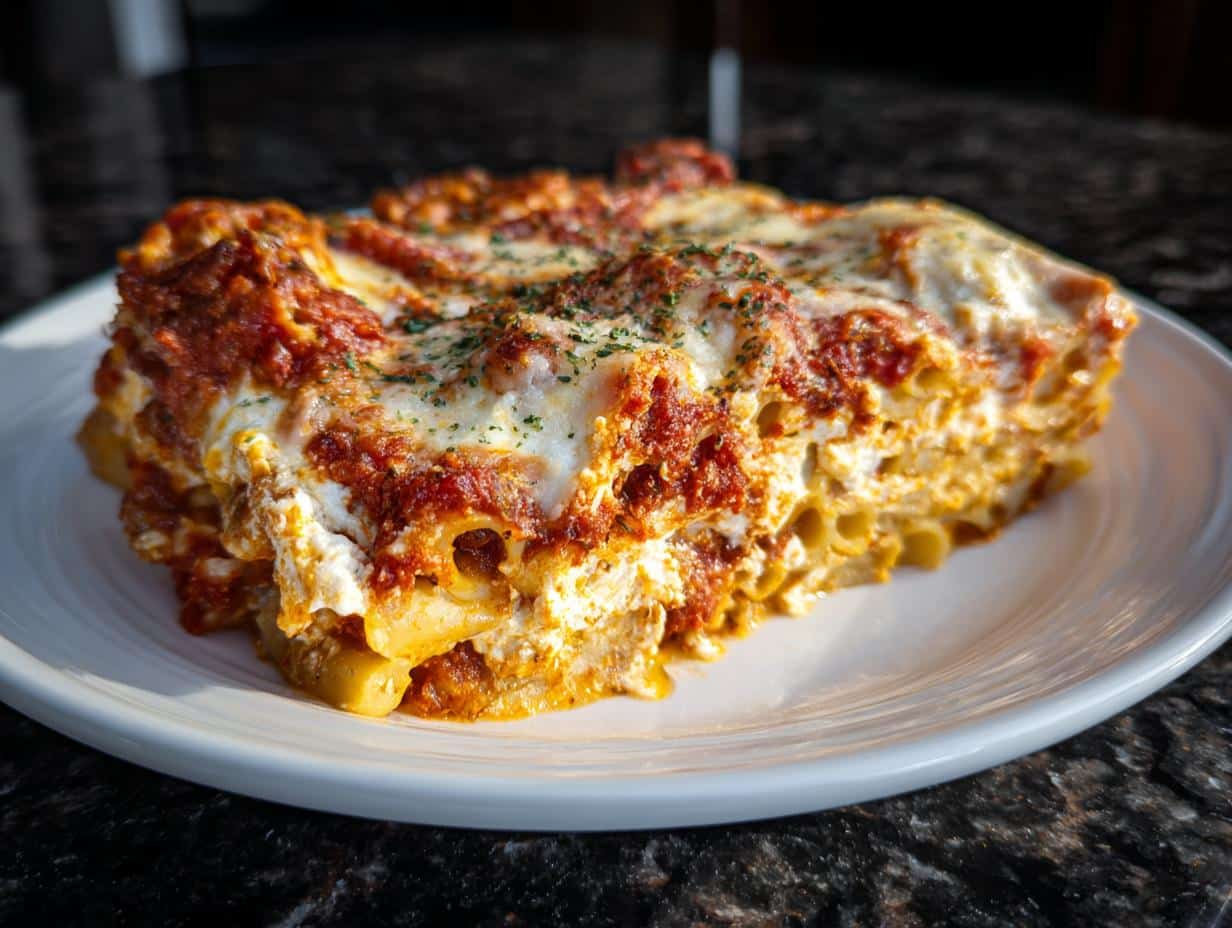 Baked ziti with ricotta - detail 4