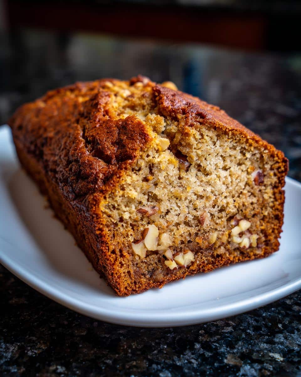 Banana nut bread - detail 2